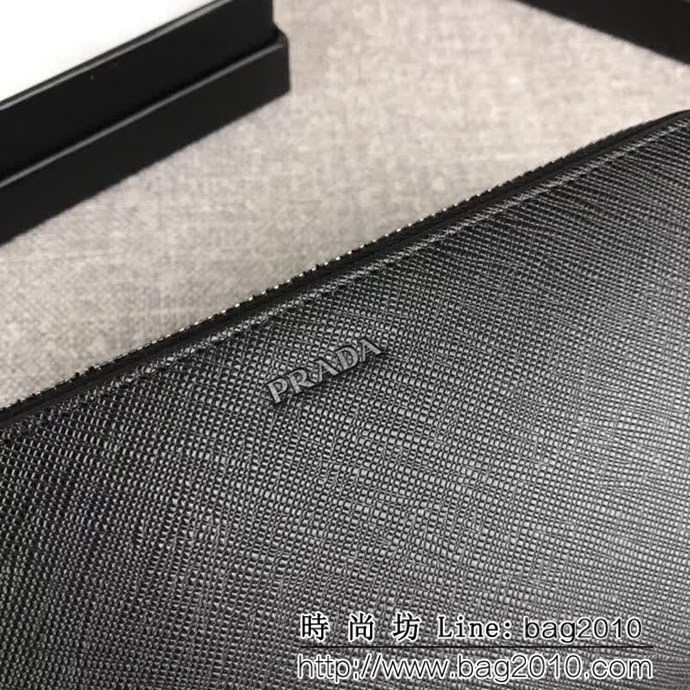 PRADA普拉達 官網同步 爆款 男士單拉鏈錢包 2ML317 DD1869